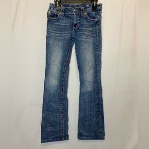 Miss me flared bootcut mid rise jeans size 27